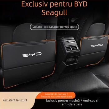 BYD Seagull Pad anti-șoc pentru scaunul din spate, cu buzunar pe spătar și decor interior rezistent la murdărie