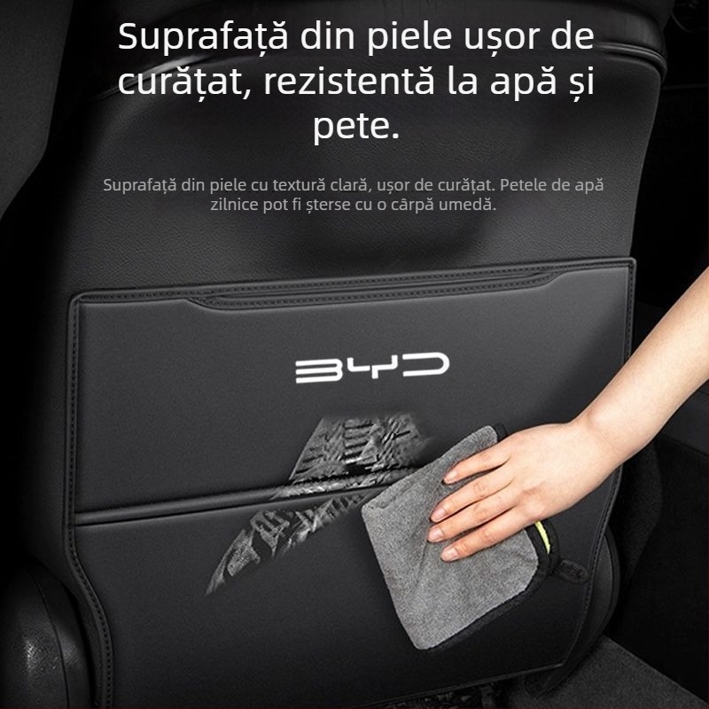 BYD Seagull Pad anti-șoc pentru scaunul din spate, cu buzunar pe spătar și decor interior rezistent la murdărie
