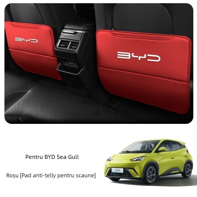 BYD Seagull Pad anti-șoc pentru scaunul din spate, cu buzunar pe spătar și decor interior rezistent la murdărie