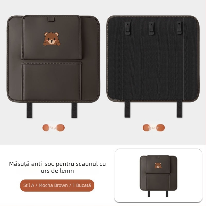 Fangmeng Sac de gunoi pentru spatele scaunului, cu pernă anti-șoc – Compatibil Volvo XC60, S90, XC90, S60, XC40, V90