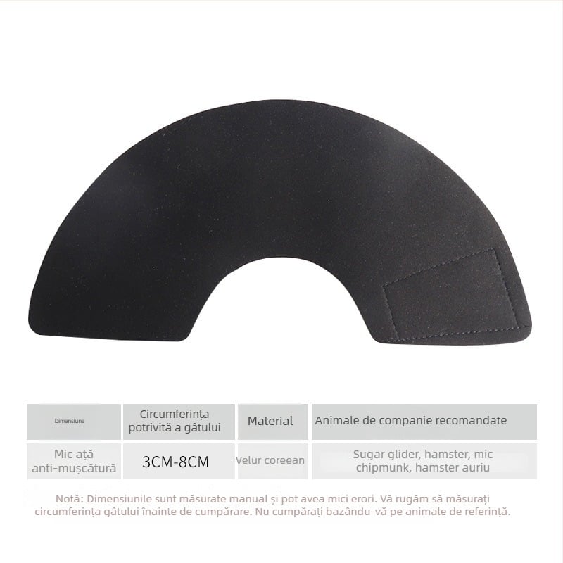 Colier Elizabeth anti-mușcături pentru animale de companie mici