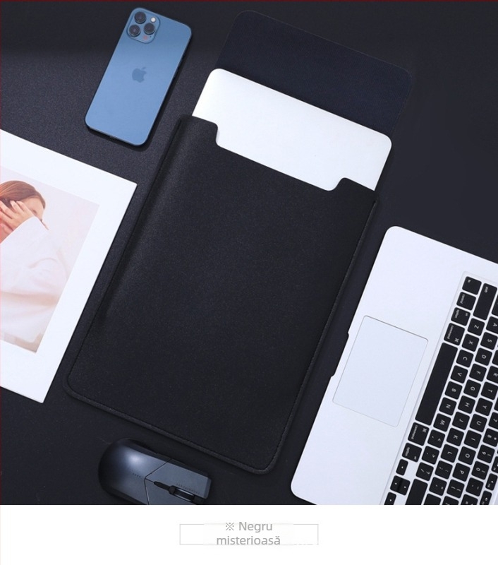Geiger – husă liner pentru laptop MacBook – impermeabilă, ultraușoară, pentru stocare; exterior PVC, căptușeală din piele sintetică; stil business elit, primăvară 2025