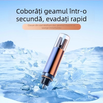 Unelte de urgență auto: ciocan de securitate pentru spargerea geamului, cuțit 3 în 1, portabil cu semn temporar de parcare, PVC