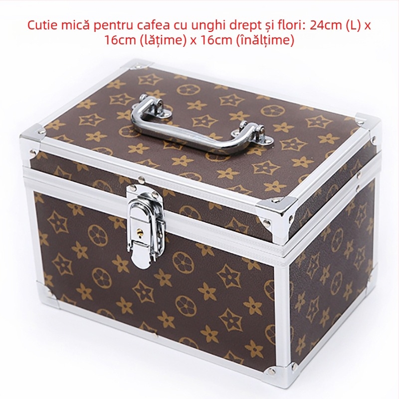 Cutie de unelte portabilă, cu design rezistent la umezeală, cutie cosmetică și depozitare multifuncțională