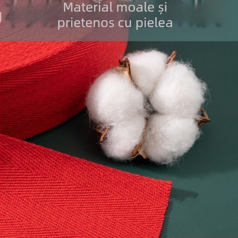 Bandă de cusut din bumbac pentru margine și piping, decor de nuntă (Material: 100% bumbac; Marca: Altele; Aplicație: Altele)