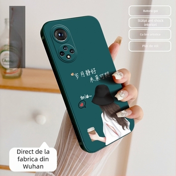 Husa de telefon pentru Honor 50 NTH-AN00 – stil desen animat, silicon moale, finisaj mat, protecție anti-cădere