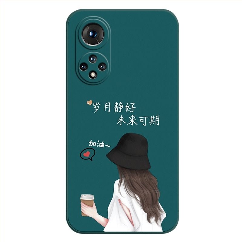 Husa de telefon pentru Honor 50 NTH-AN00 – stil desen animat, silicon moale, finisaj mat, protecție anti-cădere