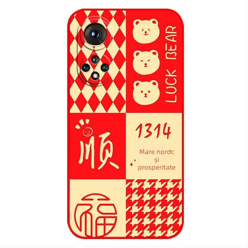 Husa de telefon pentru Honor 50 NTH-AN00 – stil desen animat, silicon moale, finisaj mat, protecție anti-cădere