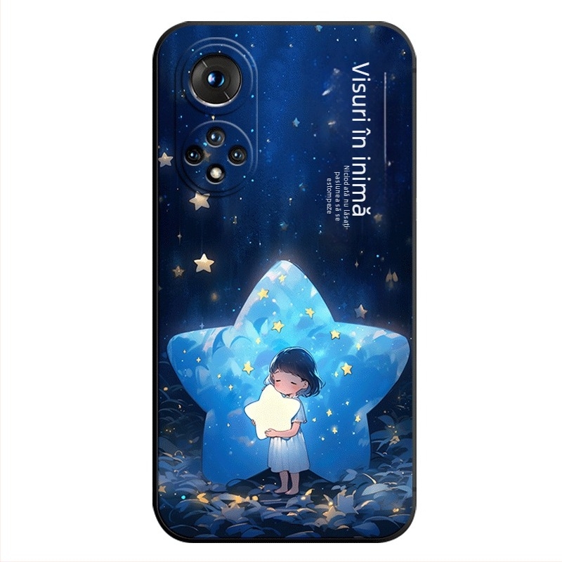 Husa de telefon pentru Honor 50 NTH-AN00 – stil desen animat, silicon moale, finisaj mat, protecție anti-cădere