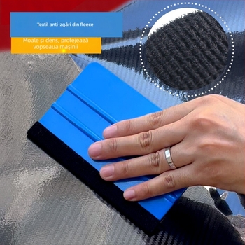 Scraper pentru folie auto, cu două fețe, pătrat din plastic PP