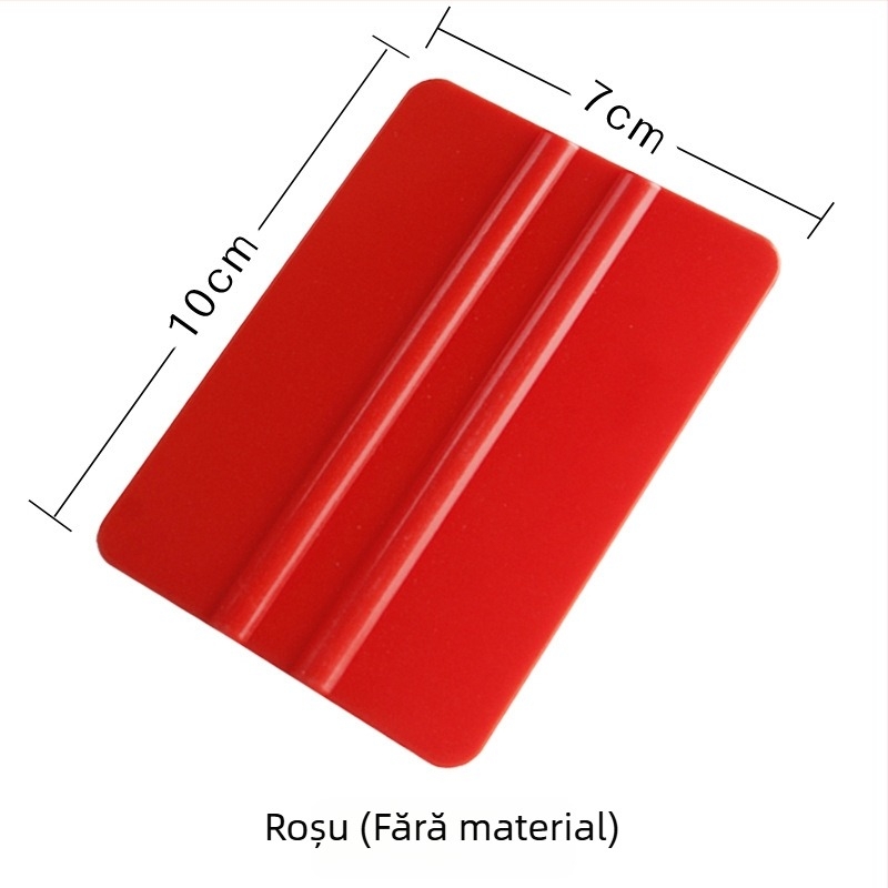 Scraper pentru folie auto, cu două fețe, pătrat din plastic PP