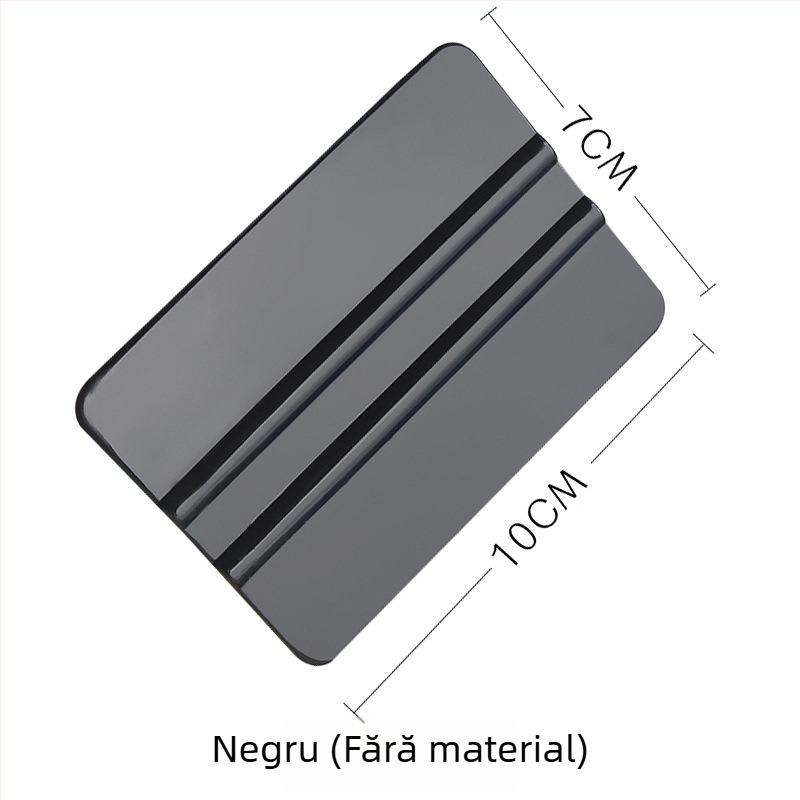 Scraper pentru folie auto, cu două fețe, pătrat din plastic PP