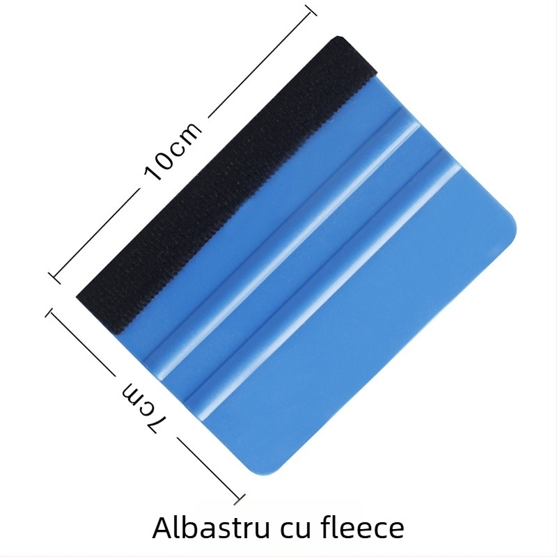Scraper pentru folie auto, cu două fețe, pătrat din plastic PP