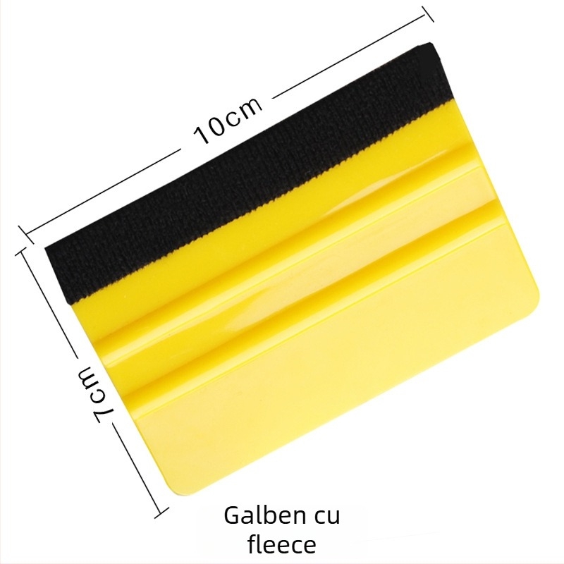 Scraper pentru folie auto, cu două fețe, pătrat din plastic PP