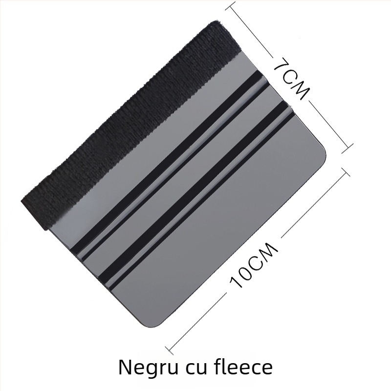 Scraper pentru folie auto, cu două fețe, pătrat din plastic PP