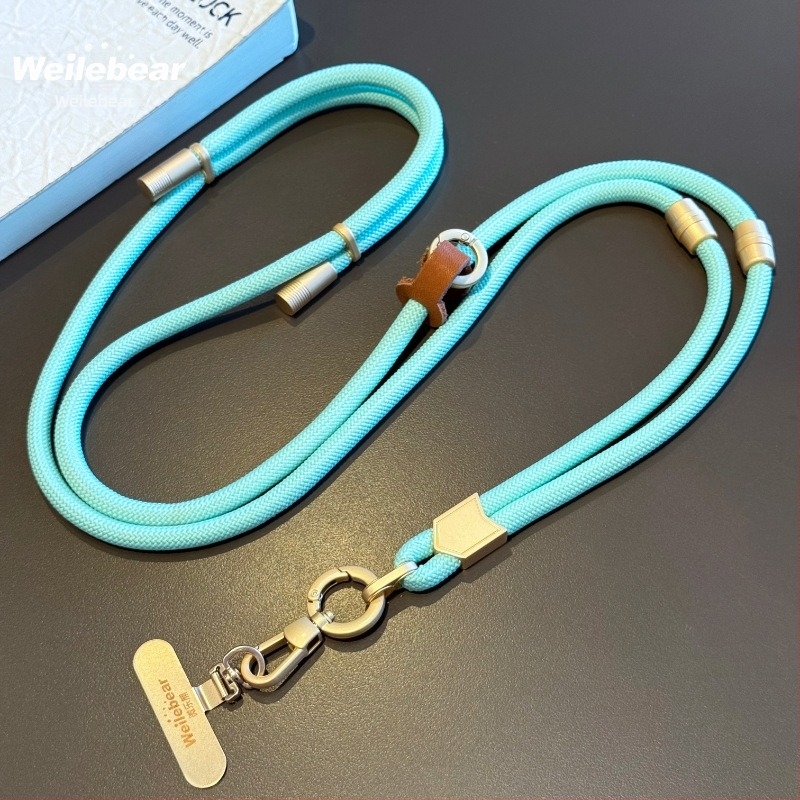 Șnur pentru telefon cu design crossbody, umăr și încheietură — multifuncțional, reglabil, portabil pentru exterior (Material: Plastic; Formă: Feminin; Tip: Geantă pentru telefon)