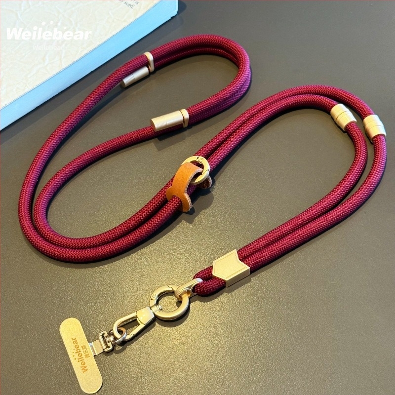 Șnur pentru telefon cu design crossbody, umăr și încheietură — multifuncțional, reglabil, portabil pentru exterior (Material: Plastic; Formă: Feminin; Tip: Geantă pentru telefon)