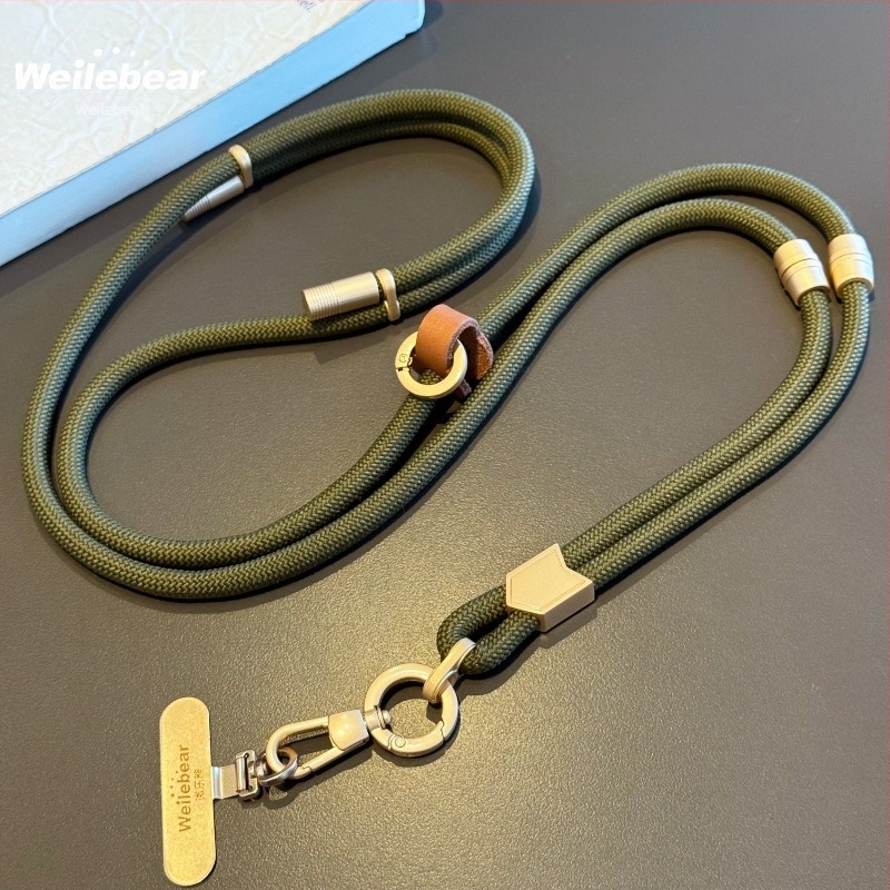 Șnur pentru telefon cu design crossbody, umăr și încheietură — multifuncțional, reglabil, portabil pentru exterior (Material: Plastic; Formă: Feminin; Tip: Geantă pentru telefon)