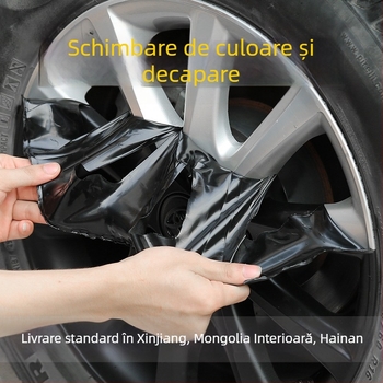 Kit de vopsea pentru jante auto cu film detașabil pentru schimbarea culorii, vopsire manuală și vopsire prin pulverizare