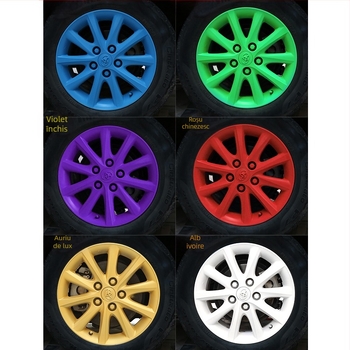 Kit de vopsea pentru jante auto cu film detașabil pentru schimbarea culorii, vopsire manuală și vopsire prin pulverizare