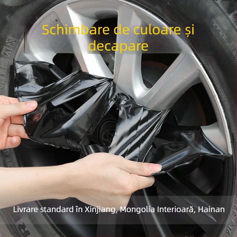 Kit de vopsea pentru jante auto cu film detașabil pentru schimbarea culorii, vopsire manuală și vopsire prin pulverizare