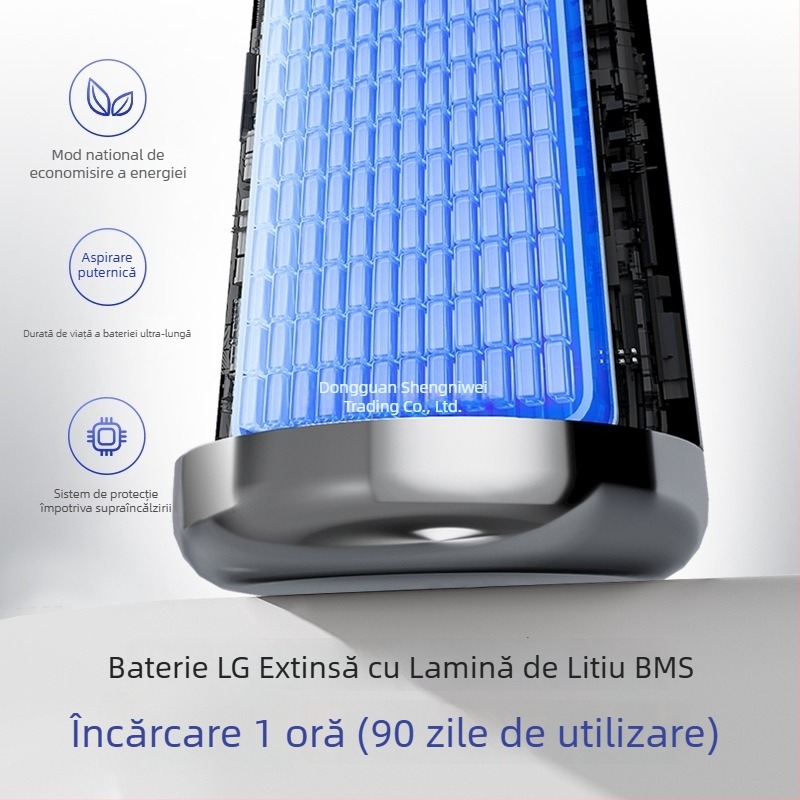 Aspirator portabil pentru mașină, cu aspirație puternică, fără fir, pentru utilizare în mașină și acasă (90W, 20000Pa, reîncărcabil)
