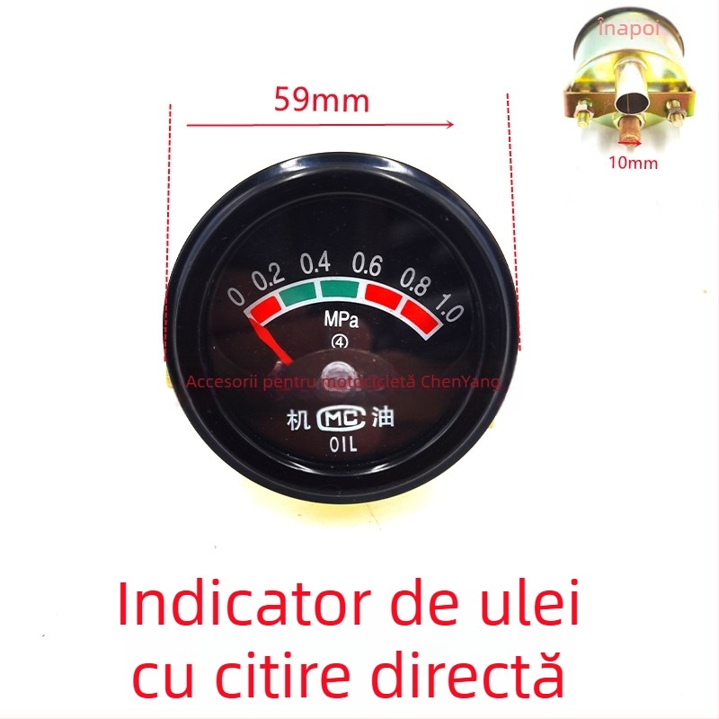Panou de instrumente multifuncțional cu măsurători pentru temperatura apei, presiune a uleiului, ampermetru, moment de cuplu și presiune a aerului (Modelul 123)