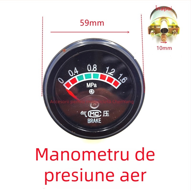 Panou de instrumente multifuncțional cu măsurători pentru temperatura apei, presiune a uleiului, ampermetru, moment de cuplu și presiune a aerului (Modelul 123)