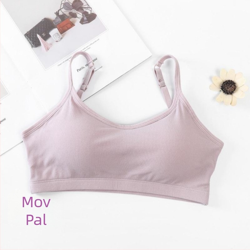 Top tub cu înfășurare a sânilor, cupă 3/4, cupă medie modelată, spandex/lycra, respirabil