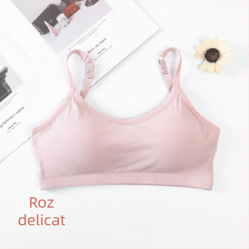 Top tub cu înfășurare a sânilor, cupă 3/4, cupă medie modelată, spandex/lycra, respirabil