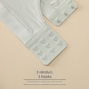 Sutien din modal fără bretele, cupă 3/4, formă cupă: sus subțire, jos gros, fără fir, respirabil