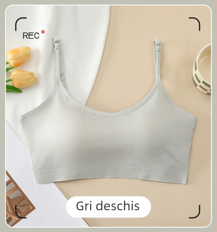 Sutien din modal fără bretele, cupă 3/4, formă cupă: sus subțire, jos gros, fără fir, respirabil