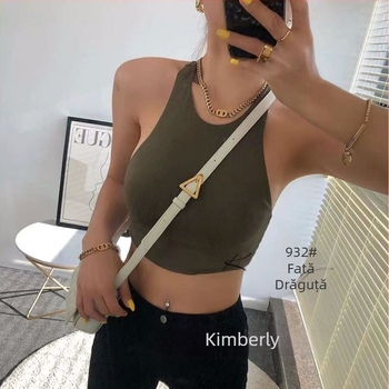 Top bustier fără spate cu căptușeală integrată – nailon, lungime talie, cupe subțiri turnate, cupă completă, stil top sexy