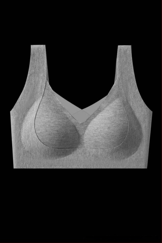 Top bustier din nylon, fără cusături, push-up, respirabil, reglabil