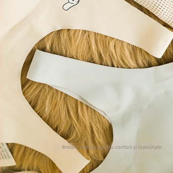 Top din nylon fără cusături, cupe subțiri turnate, 3/4 cup, bretele fixe, căptușeală din spandex