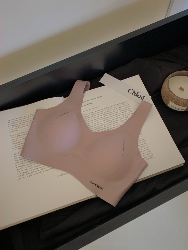 Sutien cu push-up, respirabil, susținere moale, bretele fixe duble, cupe 3/4 din burete, material nylon