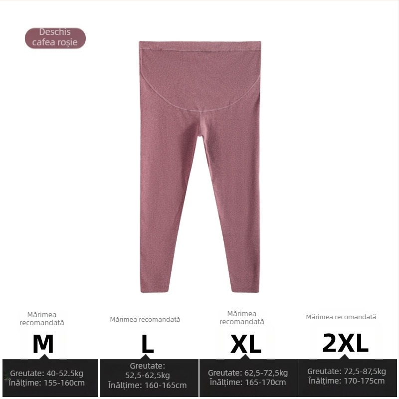 Set matern pentru alăptare: Bluza și pantaloni, mâneci lungi, deschidere pentru alăptare, tricot poliester și elastan