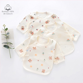 Top pentru nou-nănc scut, din bumbac, unisex, pentru toate sezoanele, guler rotund, 100% bumbac