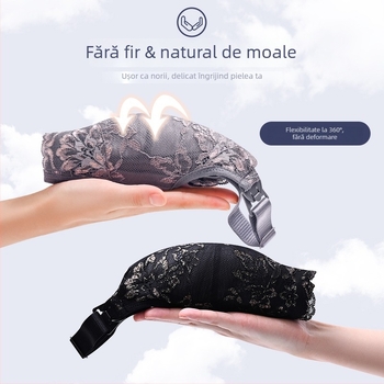 Sutien de alăptare fără fir pentru femei însărcinate, pentru întregul parcurs al sarcinii și alăptării, cu căptușeală din bumbac, cupe subțiri