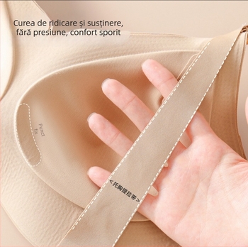 Sutien de alăptare pentru sarcină: antibacterian 10A, push-up, anti-cădere, dual-use după naștere | Material principal: nailon; Captuseala: nailon; Cupe: subțiri modelate; Bretele: fixate; Închidere: spate patru rânduri cârlig-oc