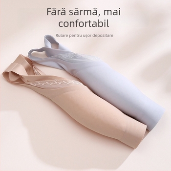 Sutien de alăptare cu închidere frontală, cupe modelate subțiri, fără fir metalic, material nylon, bretele fixe