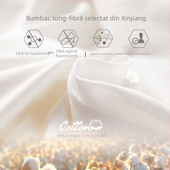 Top maternitate fără mâneci în stil sling, 95% bumbac, Spandex, guler rotund, primăvara 2024