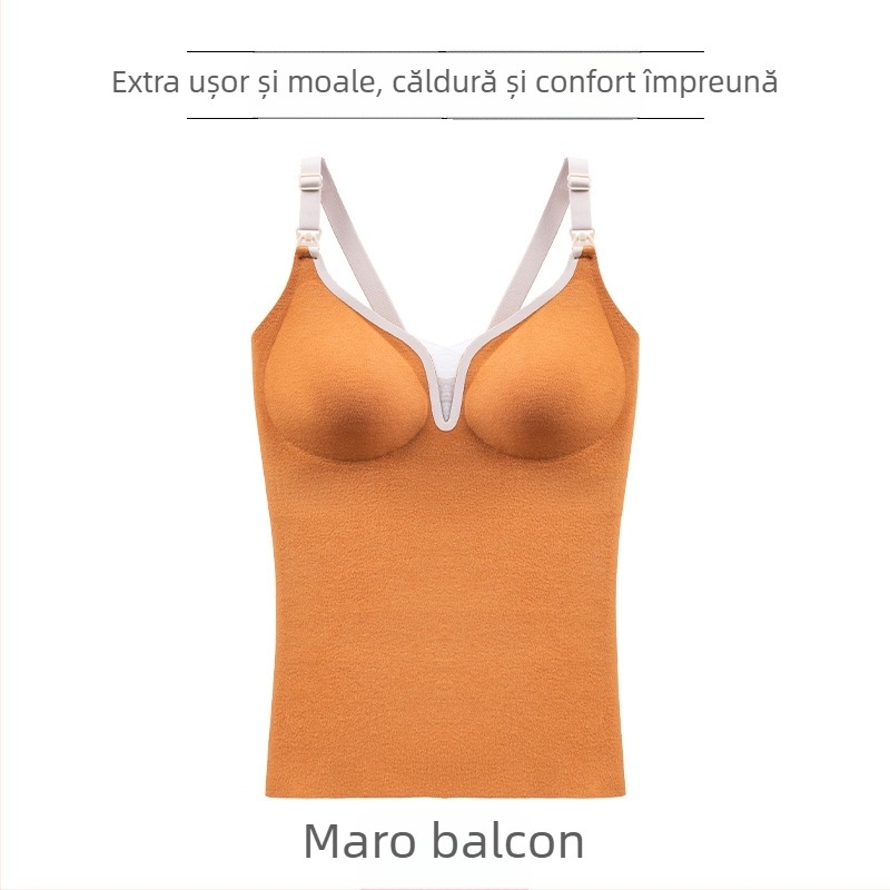 Top de alăptare pentru maternitate, pentru toamnă/iarnă, lung, stil casual japonez/coreean, material din bumbac cu amestec nylon 50–70%