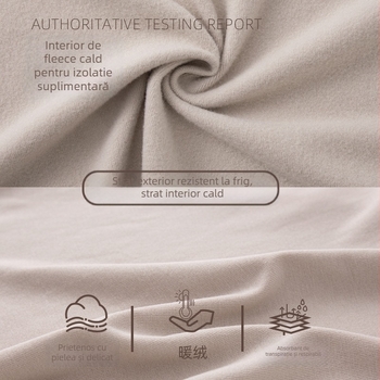 Top de alăptare toamnă-iarnă, cupe fixate, într-o singură piesă, din viscose, căptușit cu fleece, bretele duble, pentru gravide și alăptare