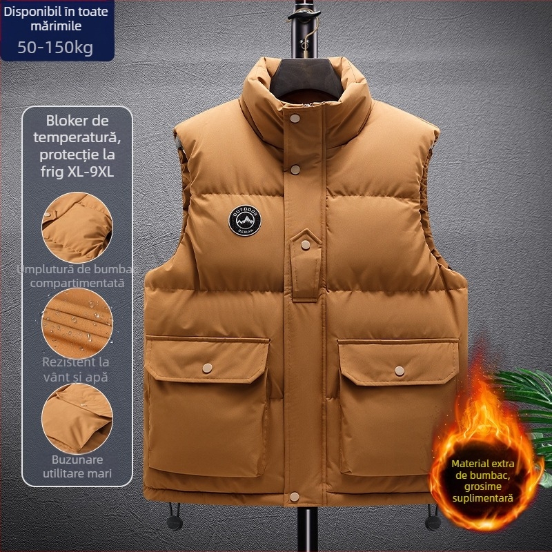 Geacă cu umplutură din bumbac, croială lejeră, umplutură: bumbac, material principal: poliester, căptușeală: fibre de acetat