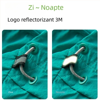 Jachetă de exterior unisex UPF50+, uscare rapidă, ultra-ușoară, din nailon, cu glugă