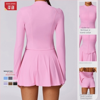 Zechuang geacă de exterior pentru femei, protecție UV UPF50+, material Ice Silk, uscare rapidă, respirabilă, fără glugă, model 8588