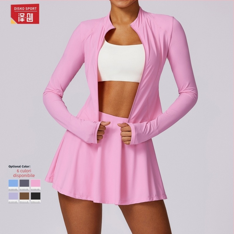 Zechuang geacă de exterior pentru femei, protecție UV UPF50+, material Ice Silk, uscare rapidă, respirabilă, fără glugă, model 8588