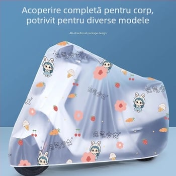 Husă de ploaie pentru bicicletă electrică – durabilă, impermeabilă, antipraf, îngroșată