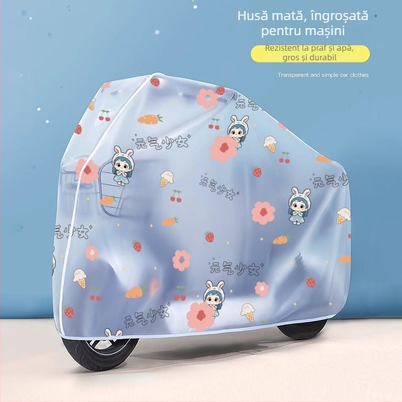 Husă de ploaie pentru bicicletă electrică – durabilă, impermeabilă, antipraf, îngroșată